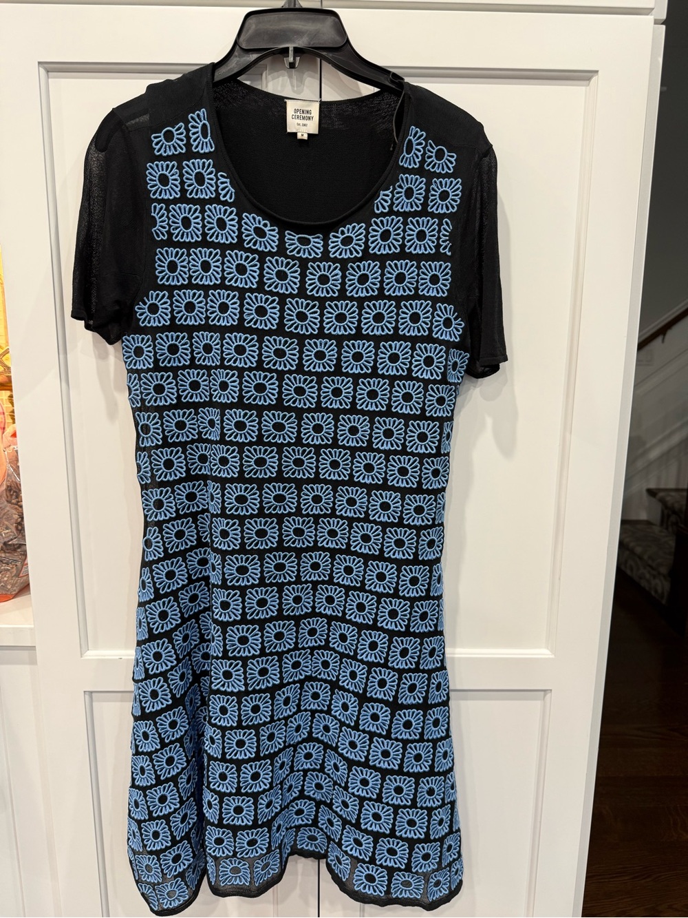 Open Ceremony daisy knit dress size M